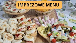 IMPREZOWE MENU Szybkie i proste przekąski dla niespodziewanych gości [upl. by Cymbre]