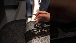 How to reset luggage lock video [upl. by Aicnarf389]