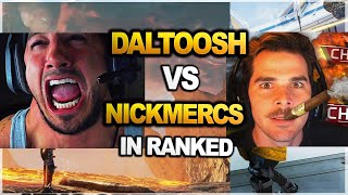 Daltoosh team vs Nickmercs team in ranked  DALTOOSH REACTS TO NICKMERCS  apex legends [upl. by Foah]