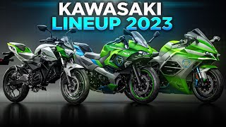 Kawasakis 2023 Line Up [upl. by Eekorehc92]