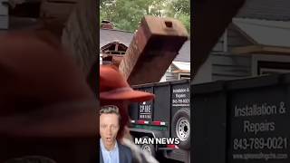 Chimney Demolition Oversight  Man News via drivesubstanceig fails trailer chimney demolition [upl. by Josee490]