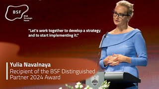 Bled Strategic Forum 2024  BSF Distinguished Partner Award [upl. by Benton349]