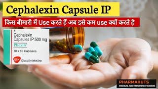 Cephalexin 500mg capsules  Cephalexin capsules ip 500mg hindi uses side effects dose  Medicine [upl. by Mackoff]