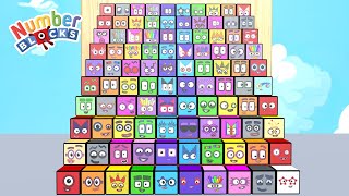 Numberblocks Step Squad  ALL Numberblocks Song 1  100  NEW SEASON 7 FULL EPISODES  Time Tables 2 [upl. by Osmond]