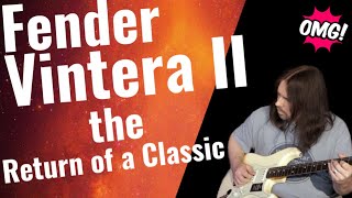 Insane 1961 Fender Stratocaster Vintera II Demo [upl. by Chandal]