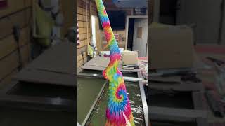 Hydro dipping tie dye gun stock peace love war shorts hydrodipping [upl. by Aklim]