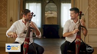 2CELLOS  I Dont Care OFFICIAL VIDEO [upl. by Pincas]