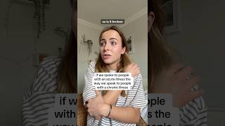 How we speak to chronic illness sufferers…shorts chronicillness invisibleillness [upl. by Charley423]