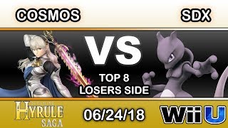 Hyrule Saga  Cosmos Corrin Vs SDX Mewtwo Top 8 Losers Side  Smash 4 [upl. by Louanna443]