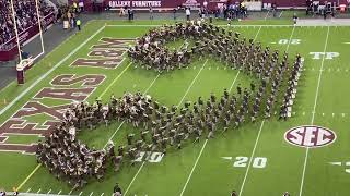 AMERICAS FIGHTIN’ TEXAS AGGIE MARCHING BAND HALFTIME DRILL MISS STATE GAME 2023 [upl. by Magbie928]