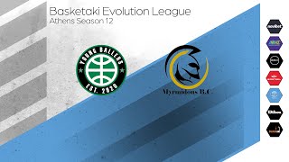 Basketaki The League  Young Ballers BC Vs Myrmidons BC 28102024 [upl. by Idzik]