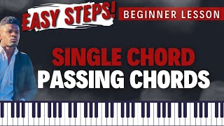 How to Play Passing Chords Single Chord Passings [upl. by Sommers]