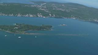 Takeoff from Tivat airport Montenegro [upl. by Nosnhoj]