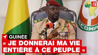 Guinée  Rencontre avec le président Doumbouya • RFI [upl. by Anirrok]