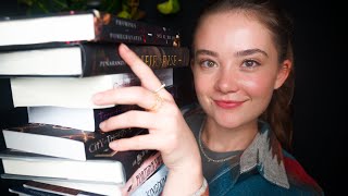 ASMR Reading To You 📚 Book Tapping Page Turning Huge Haul [upl. by Enaerb494]