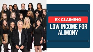 How to Deal With an Ex Claiming Low Income for Alimony  ChooseGoldmancom [upl. by Naivaj419]