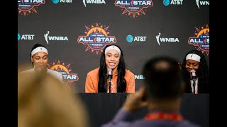 LA Sparks Basketball  Dearica Hamby Media x AllStar Weekend [upl. by Fenwick169]