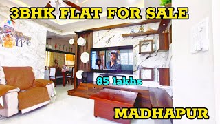 3BHK FLAT FOR SALE IN  MADHAPUR  CODEP330  NORTH FACING  FURINSHED FLAT  LOW PRICE [upl. by Ateuqahs]