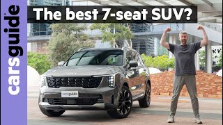 Kia Sorento 2024 review Major facelift for Hyundai Santa Fe rival heats up 7seat SUV competition [upl. by Euqimod]