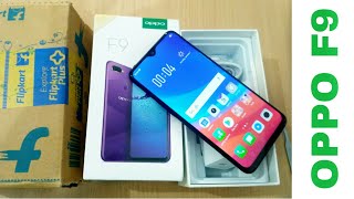 Oppo F9 Unboxing  Overview Oppo F9  Oppo F9 Retail Unit Unboxing Flipkart [upl. by Daiz]