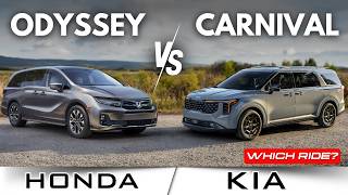 Which MPV is BETTER  2025 Honda Odyssey vs Kia Carnival [upl. by Acsicnarf240]