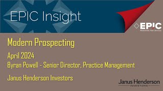 EPIC Insight  Modern Prospecting [upl. by Rothberg663]