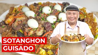 Sotanghon Guisado Recipe  SIMPOL  CHEF TATUNG [upl. by Jill]