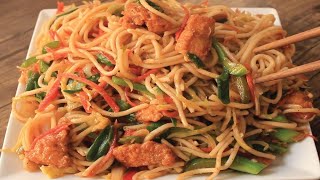 Chicken and Vegetable Chow Mein recipe by Kitchen Corner  Chicken Noodles Recipe  Chicken Recipe [upl. by Floyd86]