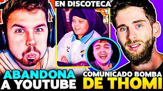 💣 COMUNICADO BOMBA DE THOMI A DALAS WILLYREX DEJA YOUTUBE CHIQUI IBAI EN DISCOTECA [upl. by Airamalegna]