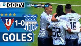 GOL de QUINTEROS y VICTORIA para LIGA  LDU 10 Emelec  LigaPro 2023 [upl. by Baumbaugh]