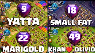 GET TOP PLAYERS NEW LEGEND LEAGUE AND WORLD CHAMPIONSHIP ALL BASE  TH16 BEST LEGEND AND WAR BASE [upl. by Dloreh112]