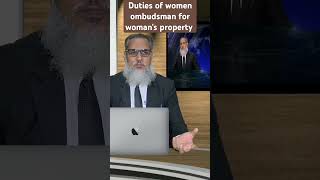 Duties of women ombudsman regarding the womens property news prank propertyshorts [upl. by Inalan]