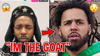 Kendrick Lamar Speaks On J Cole Diss IG LIVE [upl. by Scarito]