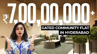 7 Crores Luxury Apartment in a Gated Community in Hyderabad  Hyderabad Growth [upl. by Xirdnek]