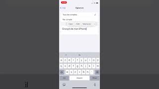Comment changer ou supprimer la signature quotEnvoyé de mon iPhonequot [upl. by Favianus999]