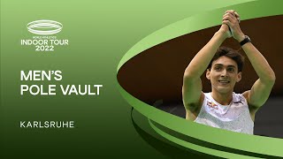 Duplantis jumps WL 602m to break meeting record  World Indoor Tour Gold Karlsruhe 2022 [upl. by Aihsel]