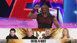 FATAL 4 WAY WWE NXT WWE 2K24 TQSVERSE [upl. by Acira]