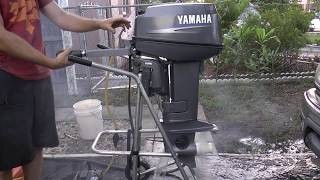 2007 Yamaha 25hp 2 Stroke Outboard Motor [upl. by Eldred]