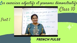 Les exercices adj et pron démonstratiffrench [upl. by Elac]