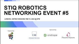 STIQ Robotics May 2023 MEETUP  Presentations [upl. by Ahras]