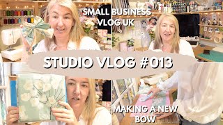 Studio Vlog 013  Making A New Bow  Tangents  Small Business Vlog UK  Witchy Vibes  Sewing [upl. by Swamy]