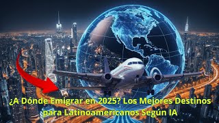 ¡Top Países para Emigrar en 2025 Descubre Dónde Ir Según la Inteligencia Artificial 🌍🚀 [upl. by Adis]