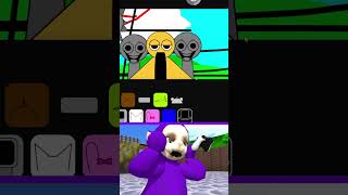 Tinky Winky Escape From Sprunki But I Ruined It Part 1 shorts [upl. by Damali]