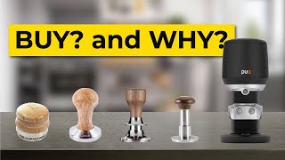 Comparison of coffee espresso tampers and features  differences and which is better [upl. by Inek626]