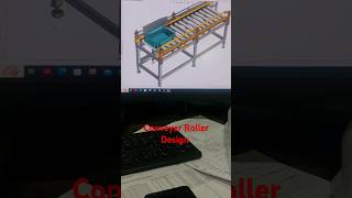 Conveyor Roller Design In Solidworks viral  conveyor  solidworks  cad  viral [upl. by Ynobe124]