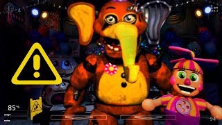 Orville Elephant in Withered Style  FNAF UCN Mod [upl. by Lars]