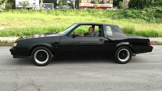 1987 Buick Regal Grand National TType WE4 Turbo Burn Out [upl. by Nevetse]