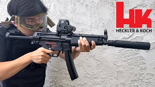 Airsoft WE Apache HampK MP5 GBB [upl. by Reddy]