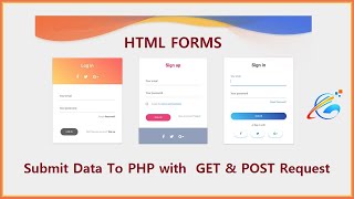 HTML Forms  Get Attribute Input Values  Submit Data to PHP with GET POST Request  GISSchools [upl. by Herring548]