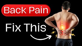 How To Fix Low Back Pain  Fast and Lasting Relief [upl. by Hasseman]